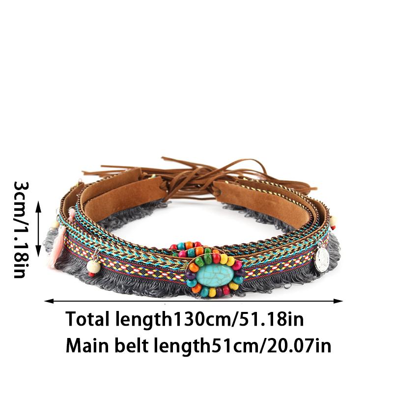 Men Women Hat Belts Braid Hat Bands Adjustable Cowboy Hat Accessories Classic Cowboy Hat Bands