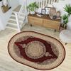 Digital Printing Washable Non-Slip Base Oval Living Room Carpet RVG7226-HT997