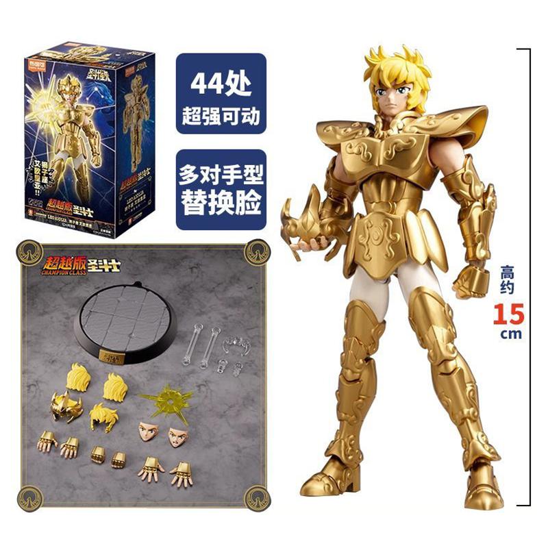 Saint Seiya Action Figure Milo Mu Aiolia Gold Zodiac Signs PVC Assemble Figure Amine Kids Toy Collection Gift