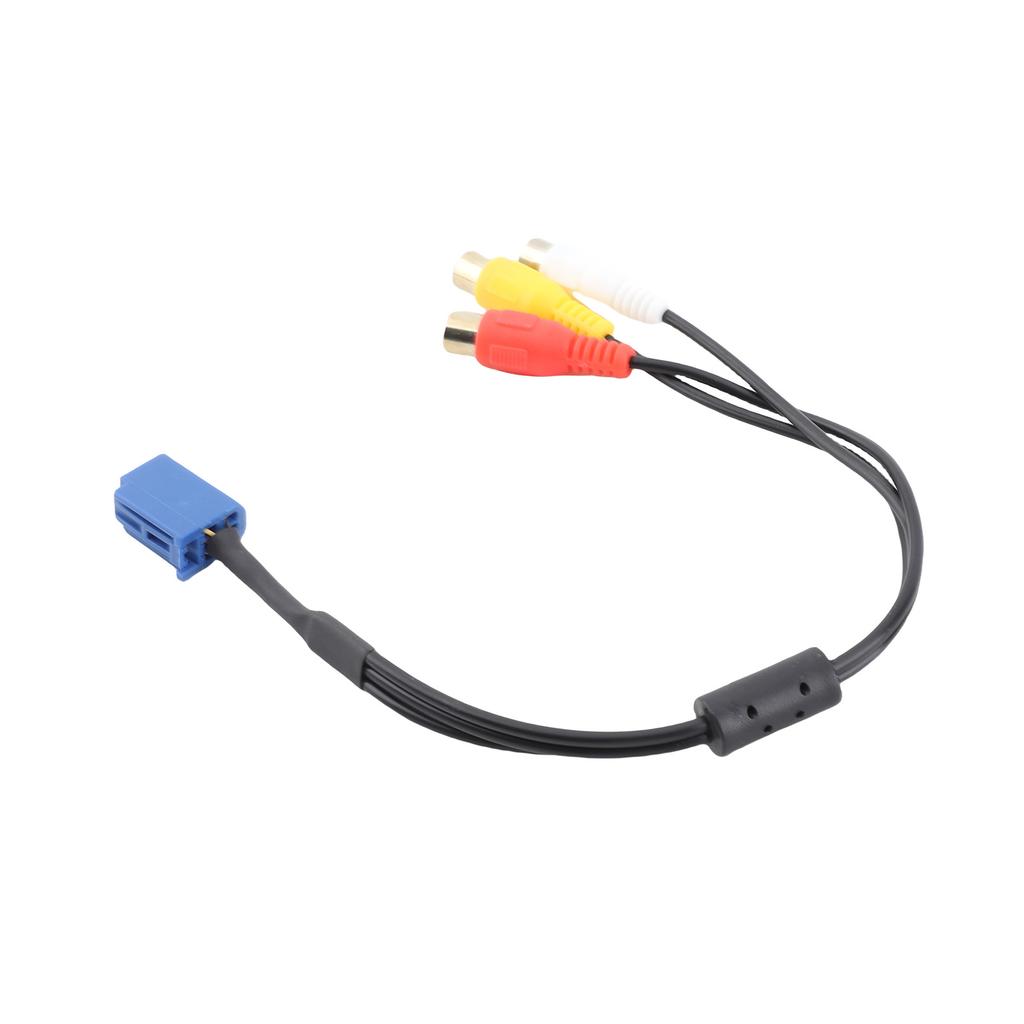 Автомобильный RCA-адаптер VTR-кабель 6-контактный синий A/V-порт Замена для Toyota