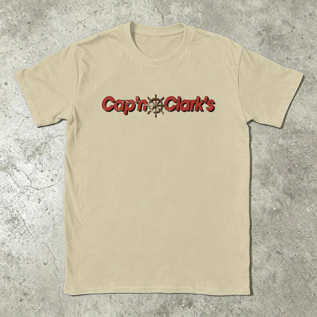 2026 Movie Backrooms Capn Clarks Unisex T Shirt Funny Tees Short Sleeve O Neck Tshirt Pure Cotton Birthday Present Clothing