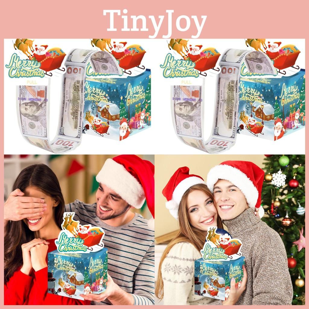 Party Christmas Theme Props Gift Box Paper Material Festive Decorations Supplies