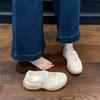 Туфли Мэри Джейн на платформе женские 2025 Новые летние на липучке Дышащие одинарные туфли Повседневные для альпинизма Туфли Форреста Гампа