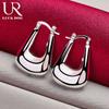 925 Sterling Silver Beautiful Piercing Earrings Fashionable Wedding Jewelry