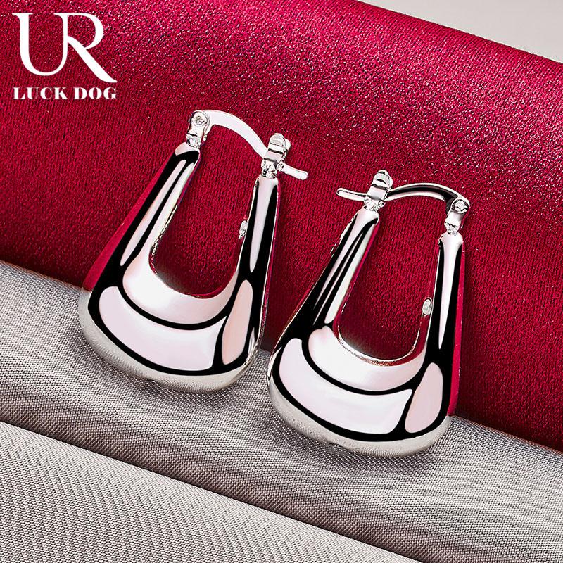 925 Sterling Silver Beautiful Piercing Earrings Fashionable Wedding Jewelry