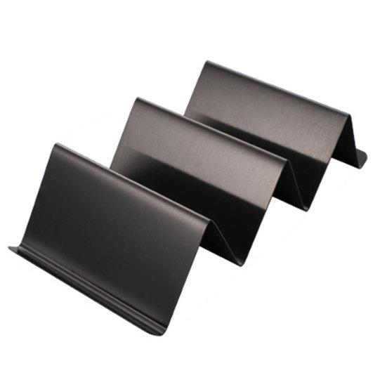 Taco Holder Smooth Surface Convenient Stainless Steel Mexican Food Display Stand Home Supplies