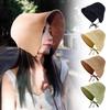 Summer Straw Weaving Shade Hat Linen Straw Regency Cap Protection Big Eaves For Summer Hats Bon M4D0