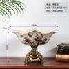 Fruit Tray Desktop Ornament Set American Ceramic Home Light Luxury Living Room European Retro High Foot Large Capacity Highgrade