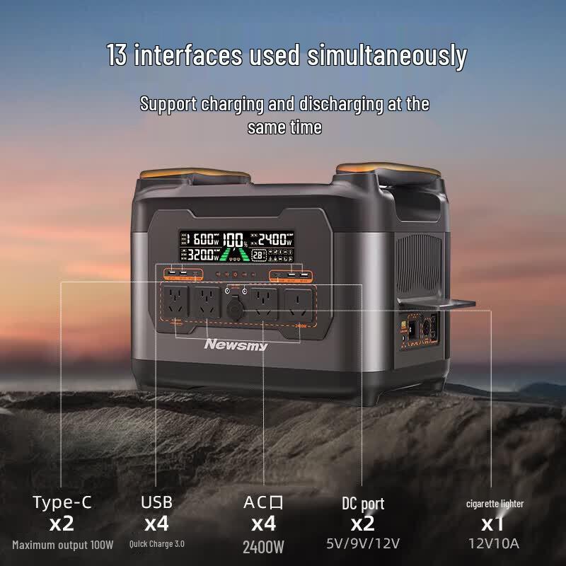 Портативная электростанция Newmine S2400Pro для улицы