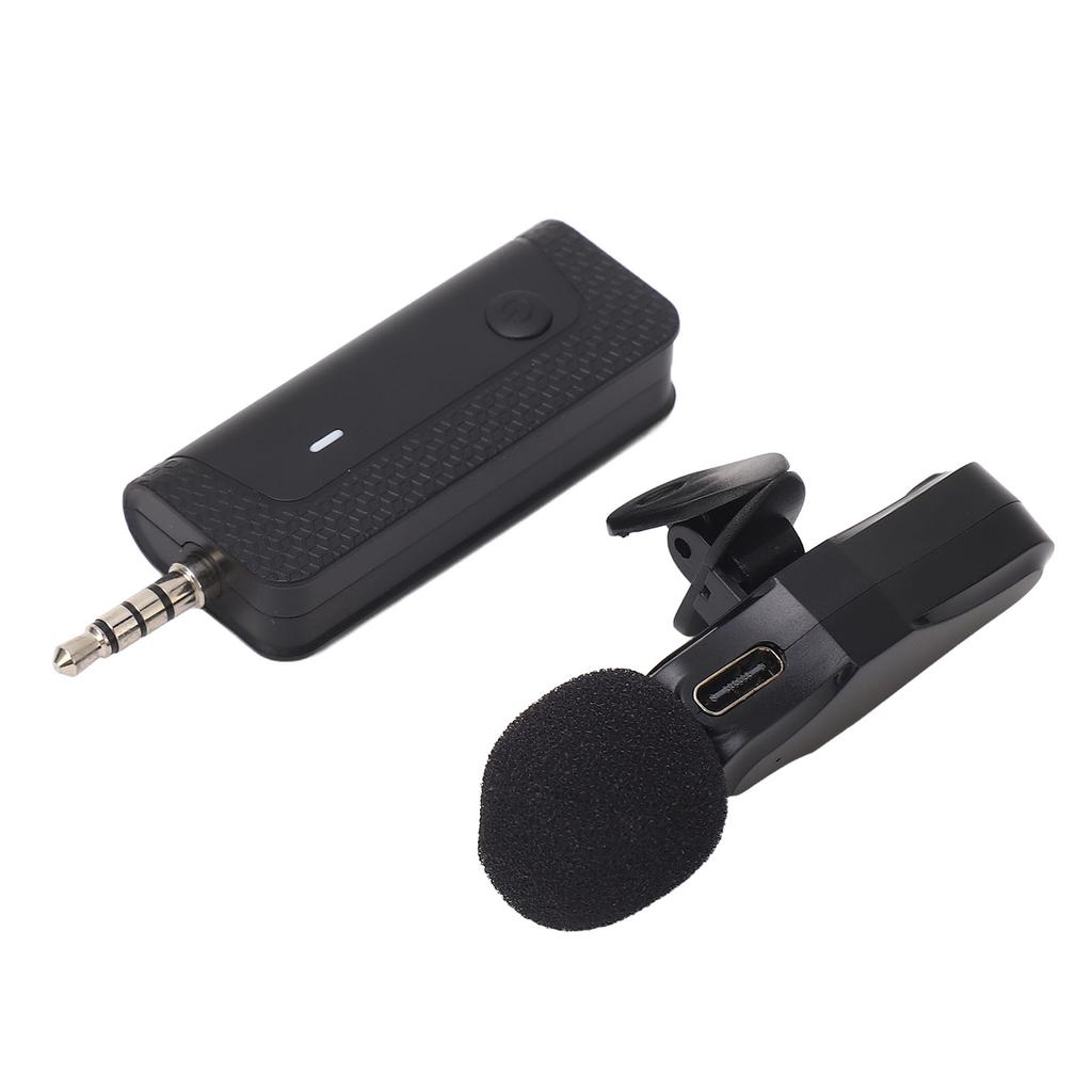 Беспроводной петличный микрофон Профессиональное шумоподавление Автоматическое сопряжение Петличный микрофон для