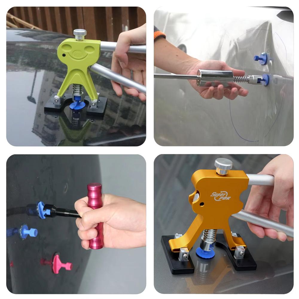 PDR Paintless Dent Repair Glue Tabs Kit for Car Dent Removal, Auto Body Repair Tools Adhesive Pads