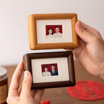 Мини-фоторамка из массива дерева - Конструкция с шипом и пазом для свадебной экспозиции