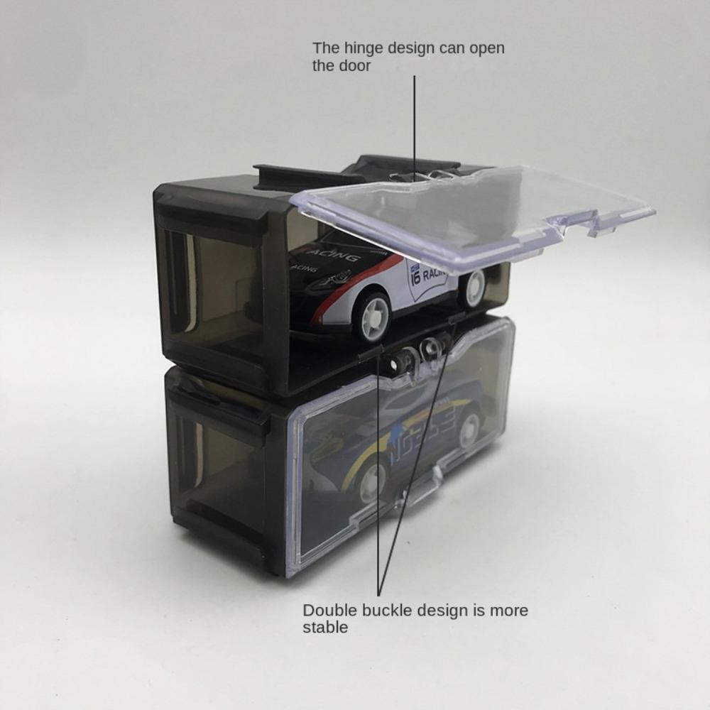 ABS Display Box 1/64 Diecast Model Car Toy Display Durable Display Rack Model