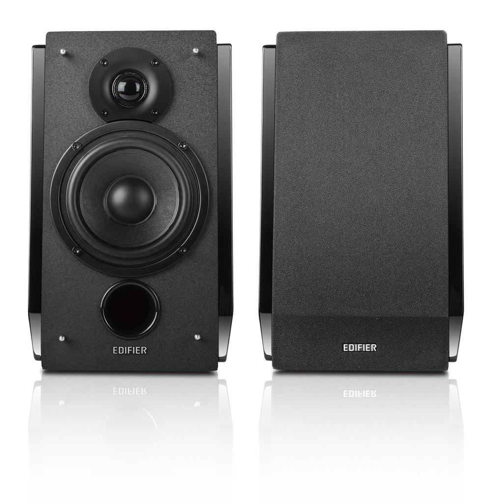 Edifier R1850DB Active Bookshelf Speaker Bluetooth for 70W RMS Amplifier Tweeter and Subwoofer Output Set of Black V5.1 PC/TV/PS5, 2-way Output,
