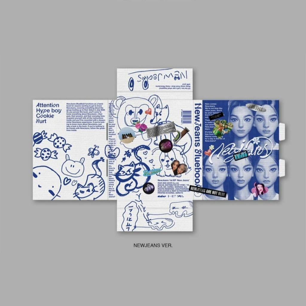 NewJeans Новые джинсы / 1-й EP-альбом (Синяя книга вер.)