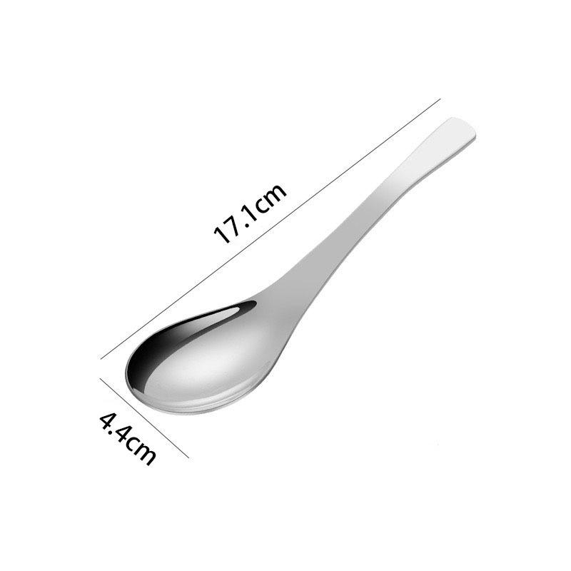 316 Stainless Steel Baby & Children's Soup Spoon - Durable Tableware for Home or Hotel Use, Customizable with Logo.