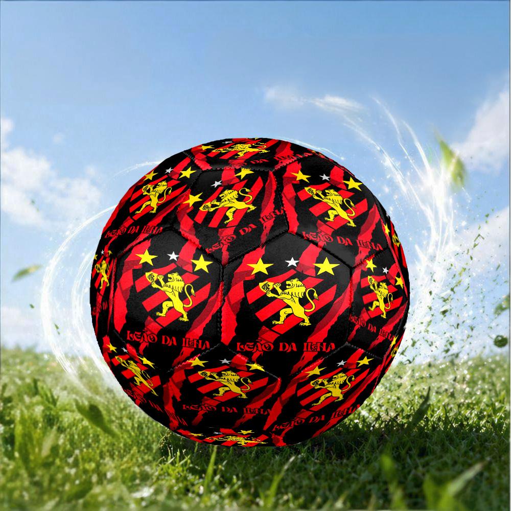 Sport Club Football Crest Printed Size 5 Soccer Balls, High-Quality, Anti-Slip, Protective Football, A Unique Gift , Birthdays, Christmas Gifts