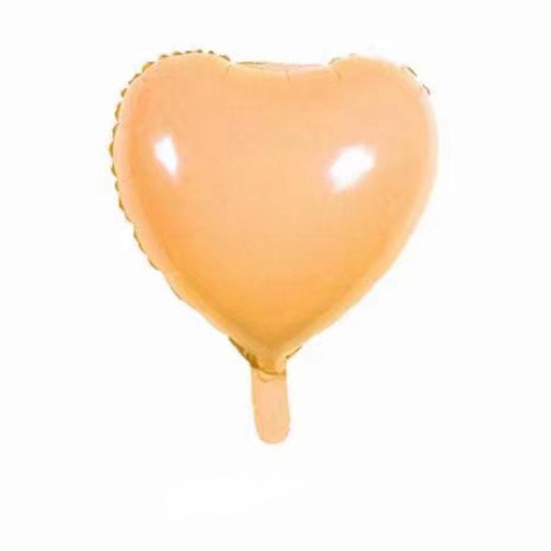 18-Inch Macaron Color Heart-Shaped Foil Balloons for Wedding Balloons Engagement Party Decorations Balloon