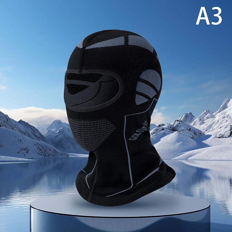 Мужская и женская зимняя шапка-балаклава с защитой от холода, дышащая полнолицевая солнцезащитная маска для езды на велосипеде, защита головы и шеи