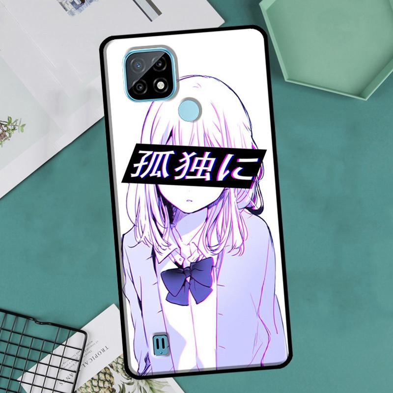 Чехол Sad Girl из японского аниме для OnePlus 10 Pro 9 Pro 8T 9R Nord2 для Realme 9 8 Pro 8i 9i C35 GT Neo 2 3 Master