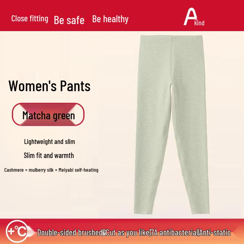 Комплект термобелья унисекс из шелка и кашемира - бесшовный осенний наряд для мужчин и женщин