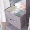 Cotton Hanging Storage Pouch Space Saver Clothes Organizer  for Household Closet Container