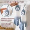 Natural Latex Dishwashing Gloves Waterproof Latex Protective Gloves  For Laundry Cleaning