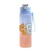 750ml Cartoon Letter Printed Lovely A-Z Water Cup Portable Children Plastic Cartoon Outdoor Sport Large Capacity Water Bottle