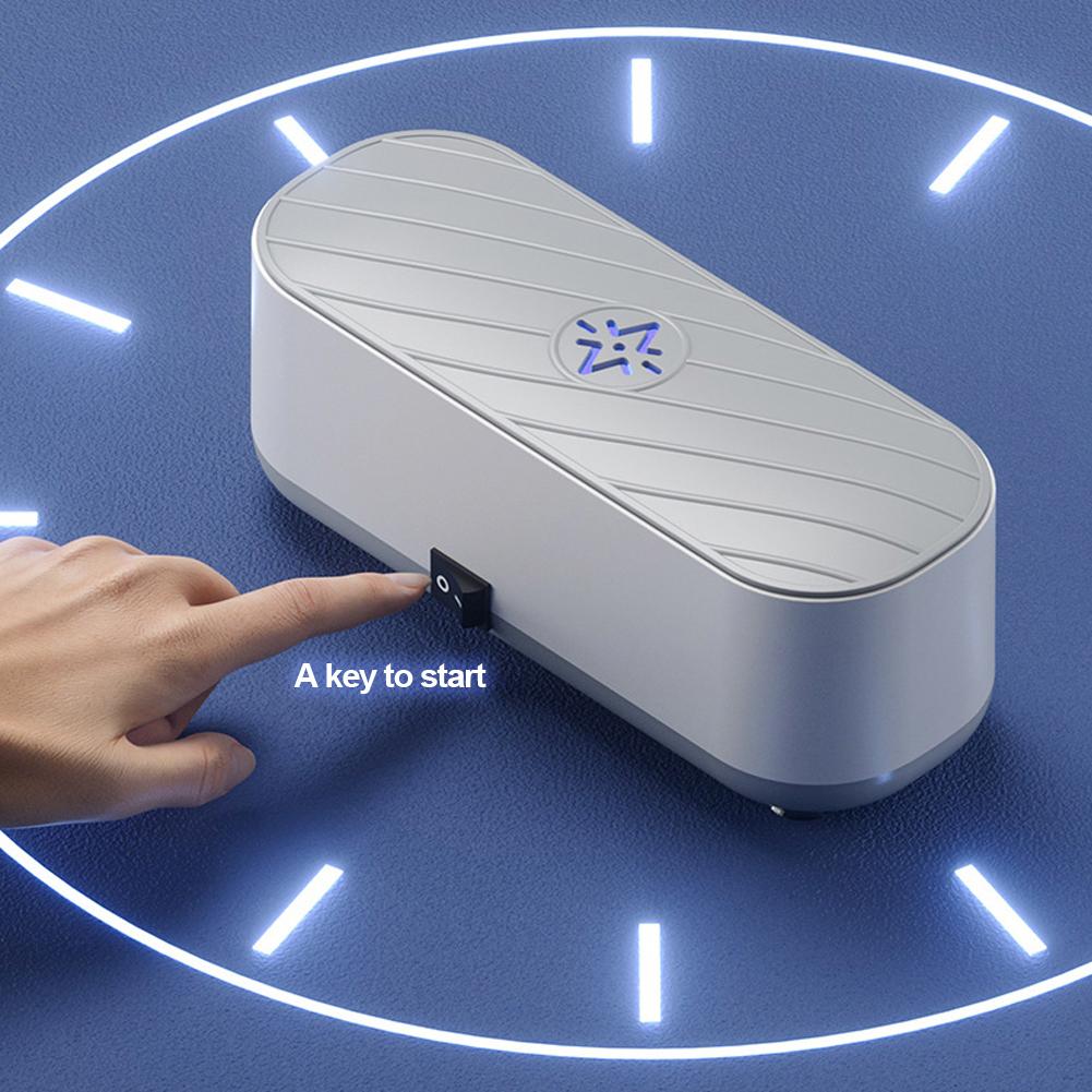 Ультразвуковая чистящая машина USB перезаряжаемая высокочастотная вибрационная мойка очиститель ювелирных изделий очки очиститель