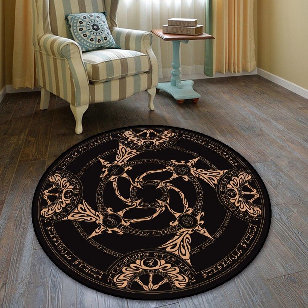 Magic Circle Fate Black Butler Floor Rug Doormat Round Carpet Room Bedroom Kitchen Living Room Non-slip Mat Cosplay Gift