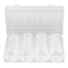 Clear Coin Storage Box 60 Pieces 41mm Coin Capsules Coin Collection Container Box for Coin Collector