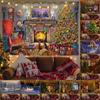 Home Decor Tapestry Christmas Background Tapestry Fireplace Christmas Tree Wall Hanging Decoration Living Room Bedroom