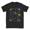 Mona  Genshin Impact TShirts for Unisex Unisex Anime Game Fashion Cotton Tees Crewneck Short Sleeve T Shirt Adult Clothes