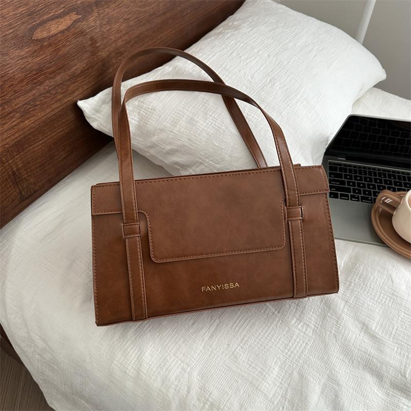 Elegant Pu Leather Shoulder Bag For Women Stylish Small Crossbody Bag Daily Use