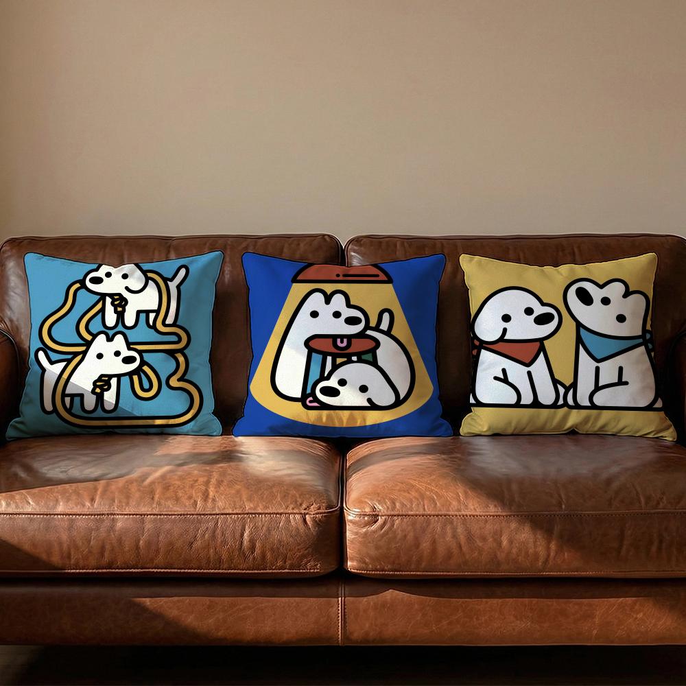 Cute MMatsui Art Cushion Cover Soft Reversible Durable Pillow Cover MultiScene Use for Home Car Daily Comfort