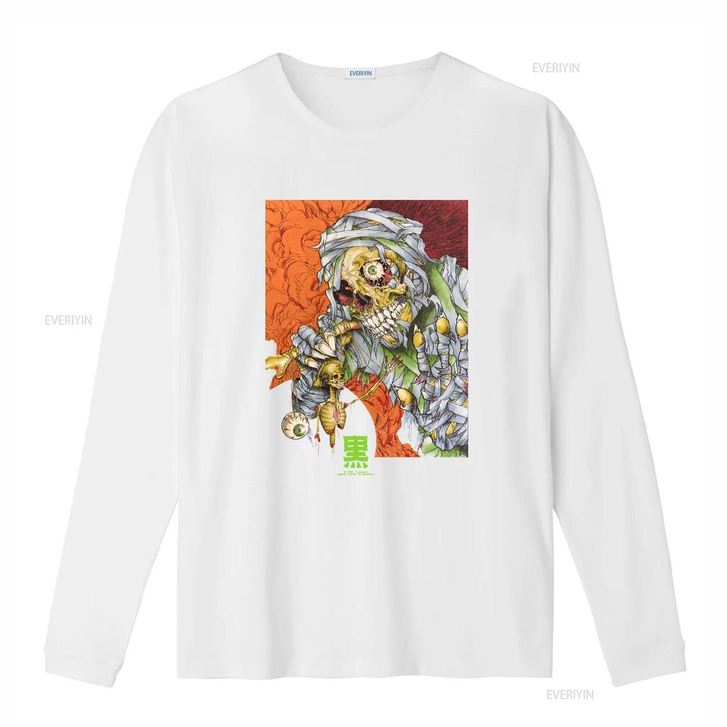 Pushead Vintage The Wave T Shirt vintage Washed Soft Versatile homme Stretched Unisex fashion Top For Everyday Wear streetwear