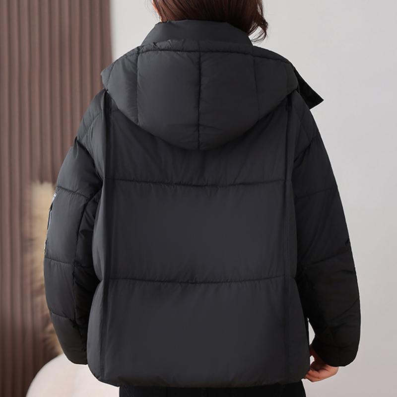 Fashion Woman Parkas Winter Short Coat Hooded Thick Warm Elegant Women's Jackets