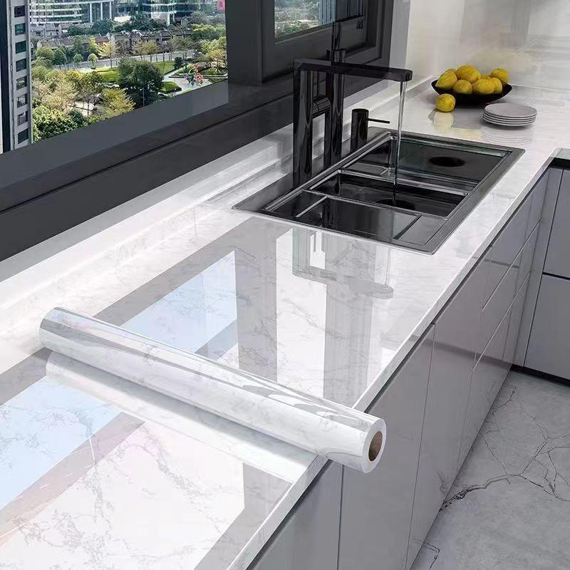 5-метровые 3D мраморные обои и обои Наклейки на стены ПВХ Винил Водонепроницаемые 3D самоклеящиеся обои для настенного стола Гостиная Домашний декор