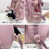 ZESU Korean Backpack for Large Town Popular for and High School Black Women, Capacity, Backpack, Women, Commuting, School, Students, Unisex, Student,