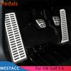 Car Pedals Cover for VW Golft 5 6 Tiguan Touran for Skoda Octavia A5 LHD Stainless Steel Accelerator Gas Brake Clutch Rest