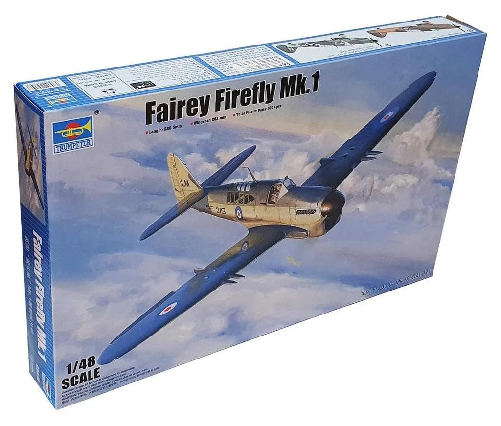 Trumpeter Royal Navy Fairey Firefly Plastic Model Kit 05810 1/48 Mk.1