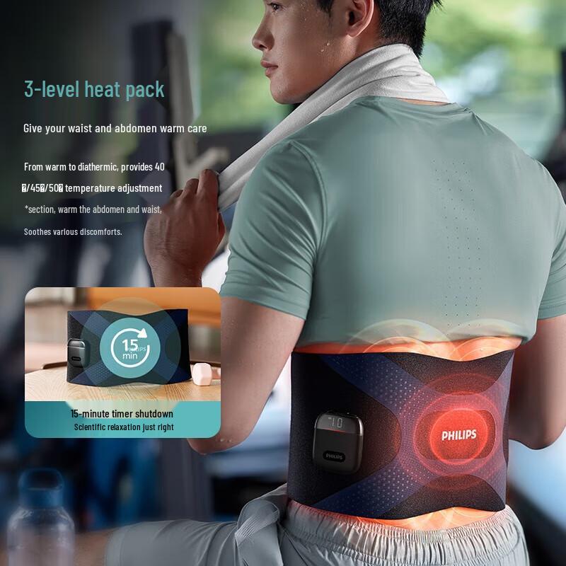 Philips PPM3305B Heated Wireless Waist Massager