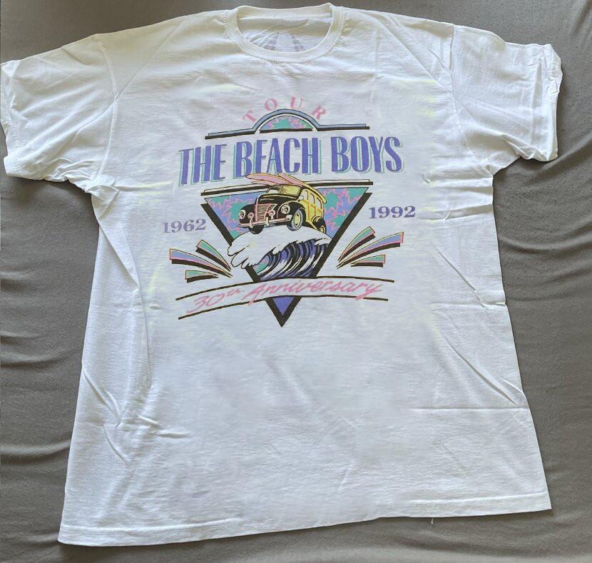 The Beach Boys Тур Годовщина Белая Унисекс Футболка Все Размеры от S до 5XL GE076 Унисекс Футболка