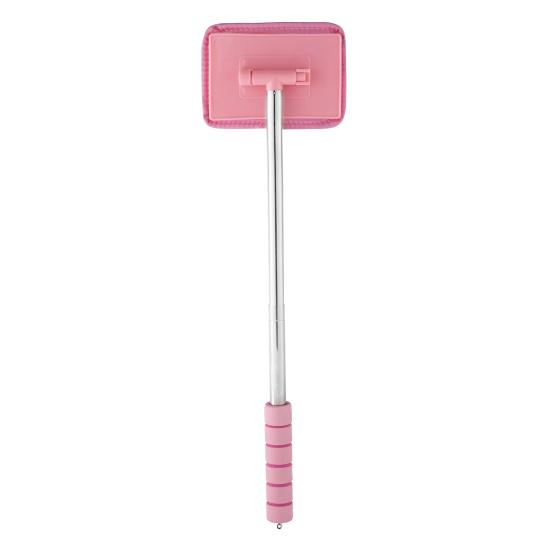 Швабра для мытья окон с длинной ручкой, инструмент для чистки лобового стекла, аквариума, автомобильного внутреннего стекла, стеклоочистителя для ванной комнаты, кухни, столешницы, стеклянных стен, окон