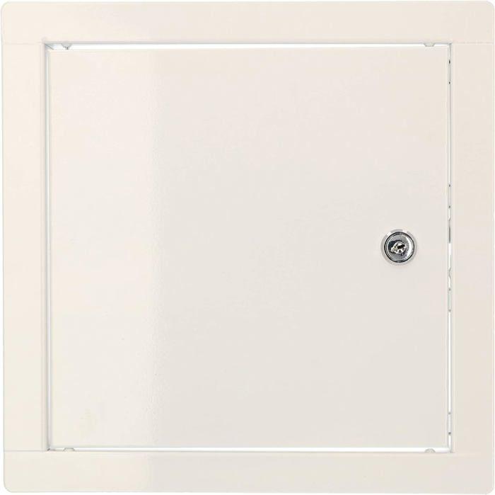 Ревизионный люк - KOTARBAU - 25 x 25 см - Металл - Белый - С ключами