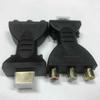 -Совместимо с 3 видеоаудиоадаптерами RGB RCA -Адаптер видеоаудио 3 RCA "папа" Компонентный разъем