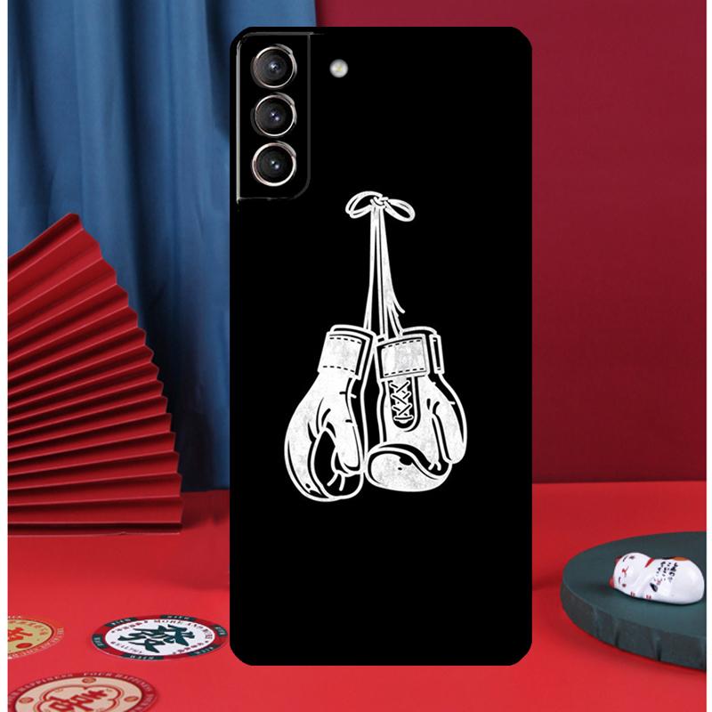 Strong Boxing Gloves Phone Case For Samsung Galaxy S24 Ultra S9 S10 S20 FE S21 S22 S23 Plus S25 Ultra Back Cover
