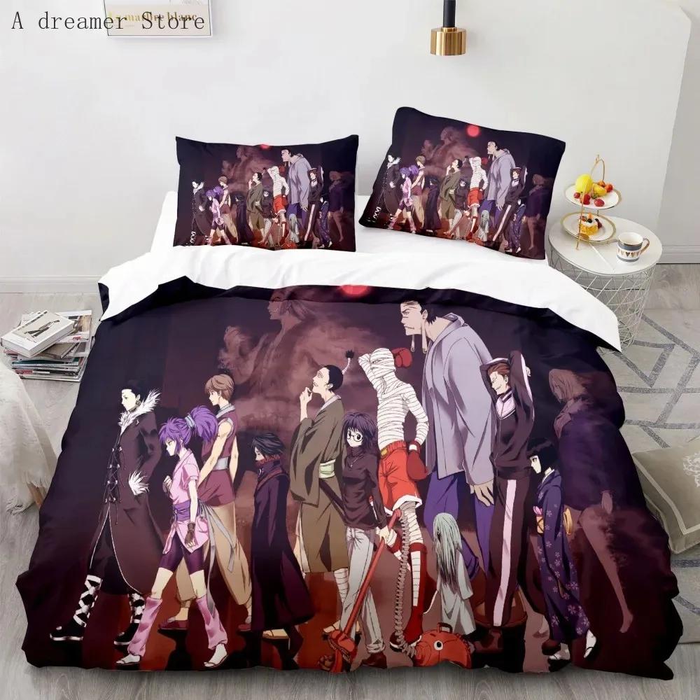 3d Hunter X Hunter Комплект постельного белья Twin Full Queen Size Anime Комплект постельного белья для детей Пододеяльник для спальни Домашний декор