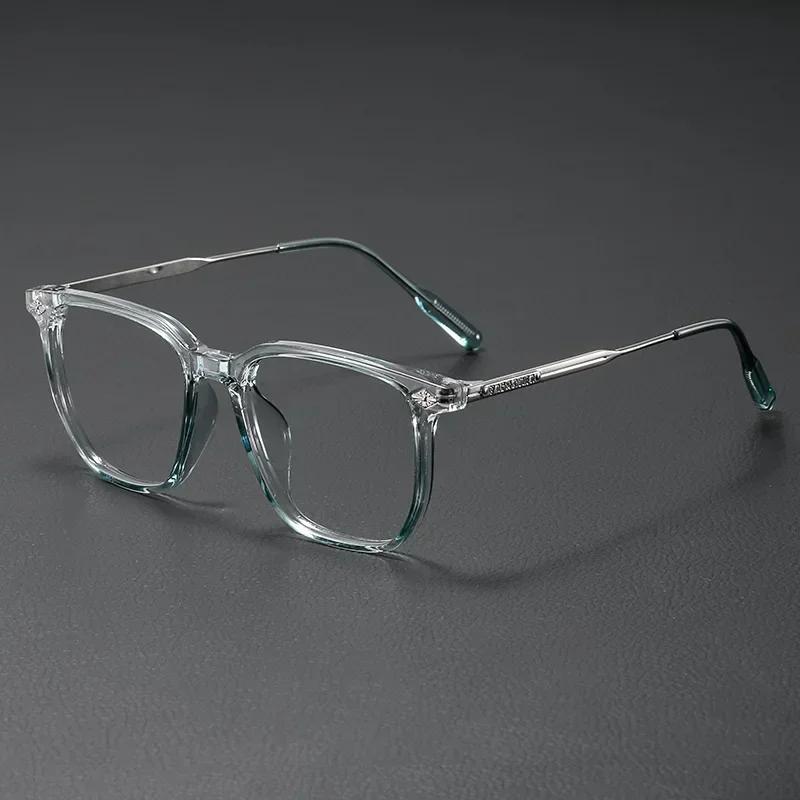 Fashion Optical Glasses Frame Women Anti Blue Light Men Business Large Square Eyeglasses Vintage Prescription Eyewear