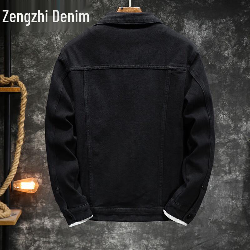 Мужская повседневная джинсовая куртка Zengzhi